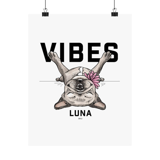 Luna Vibes: Matte Vertical Posters