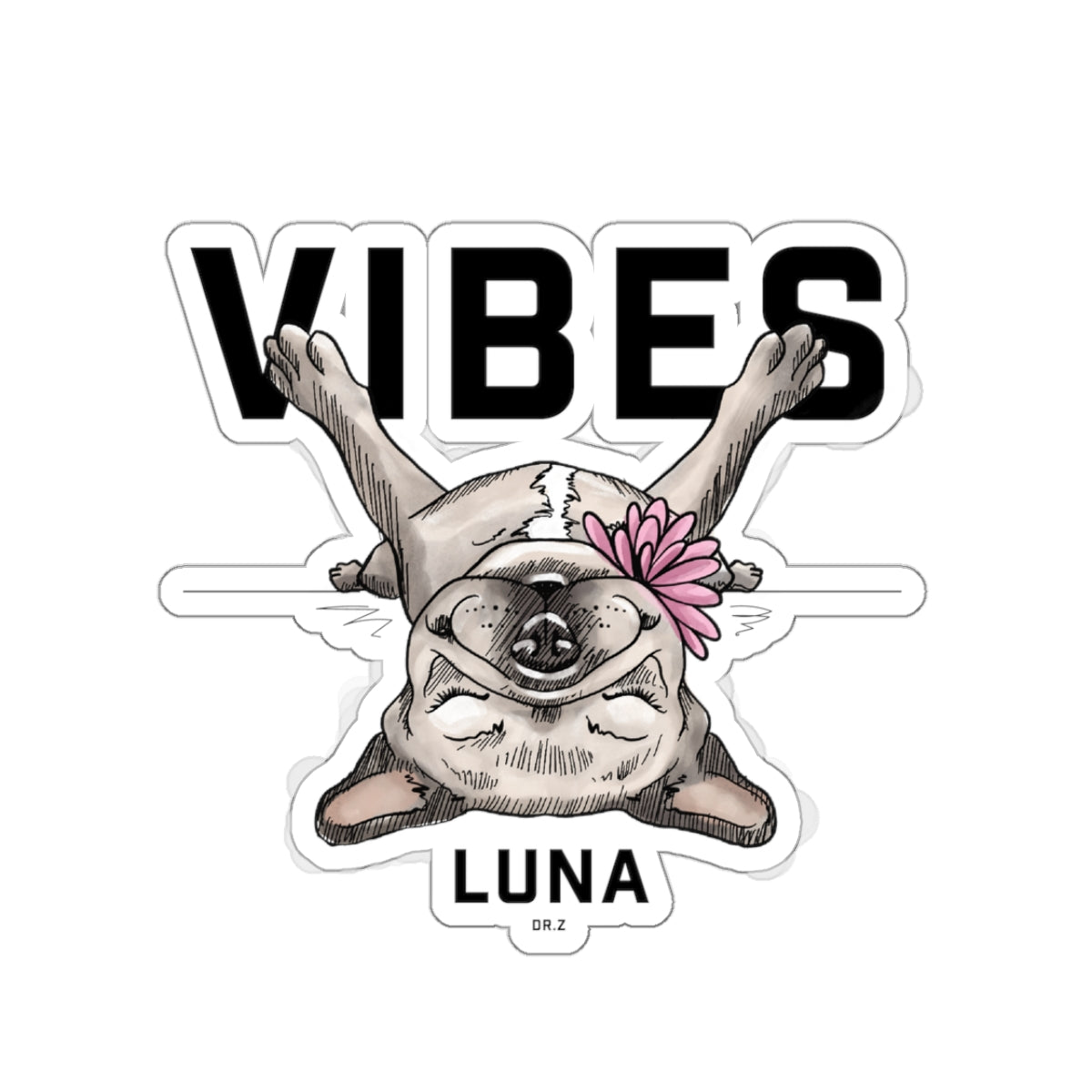 Luna Vibes Kiss-Cut Stickers