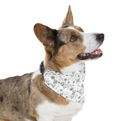 Luna Pattern: Pet Bandana Collar