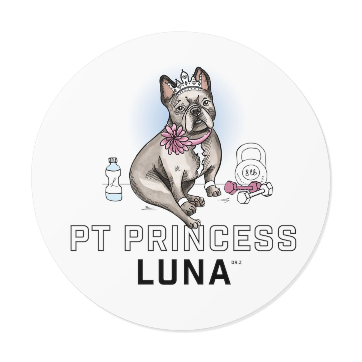 PT Princess Luna: Round Vinyl Stickers