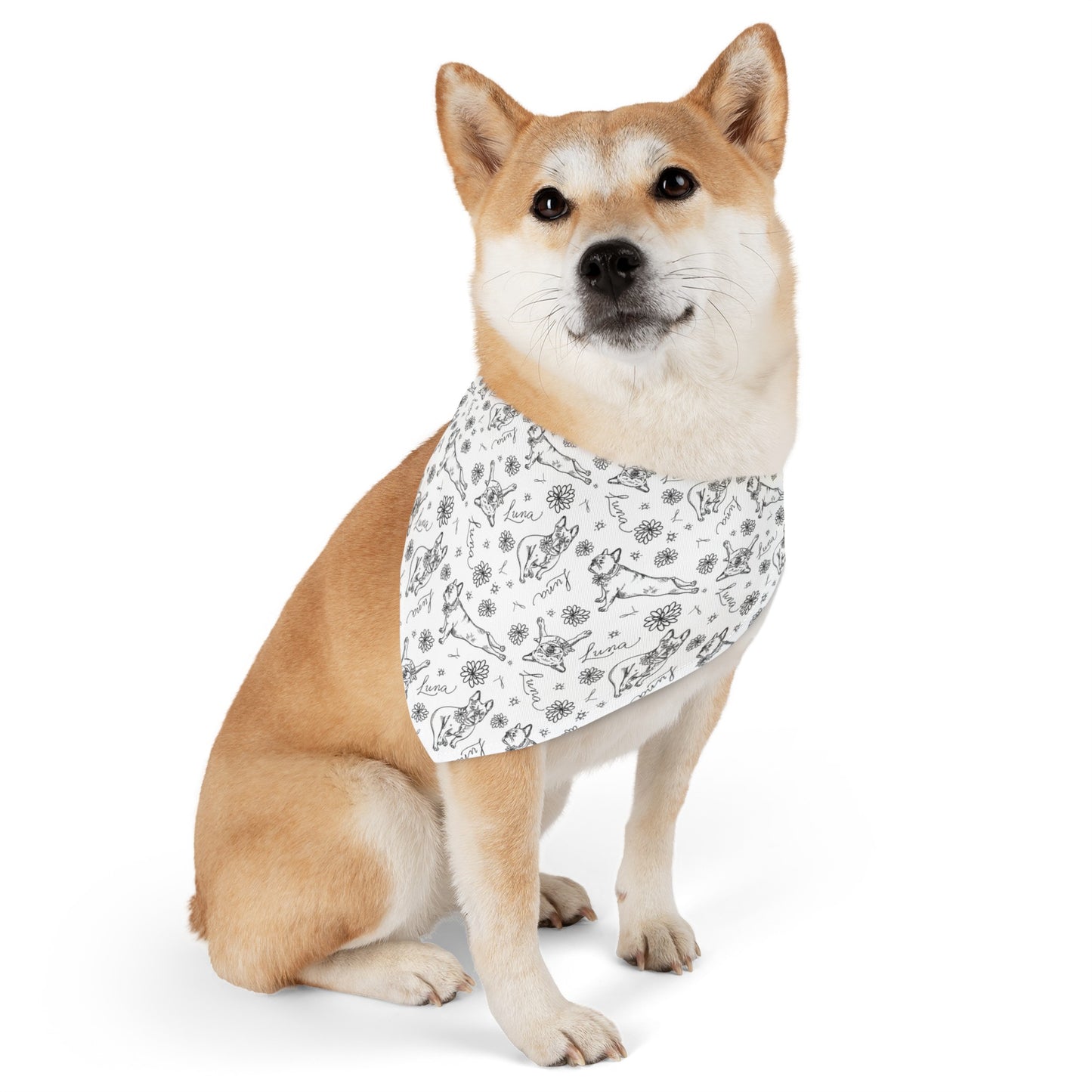 Luna Pattern: Pet Bandana Collar