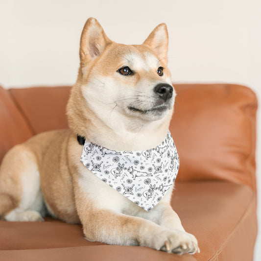 Luna Pattern: Pet Bandana Collar