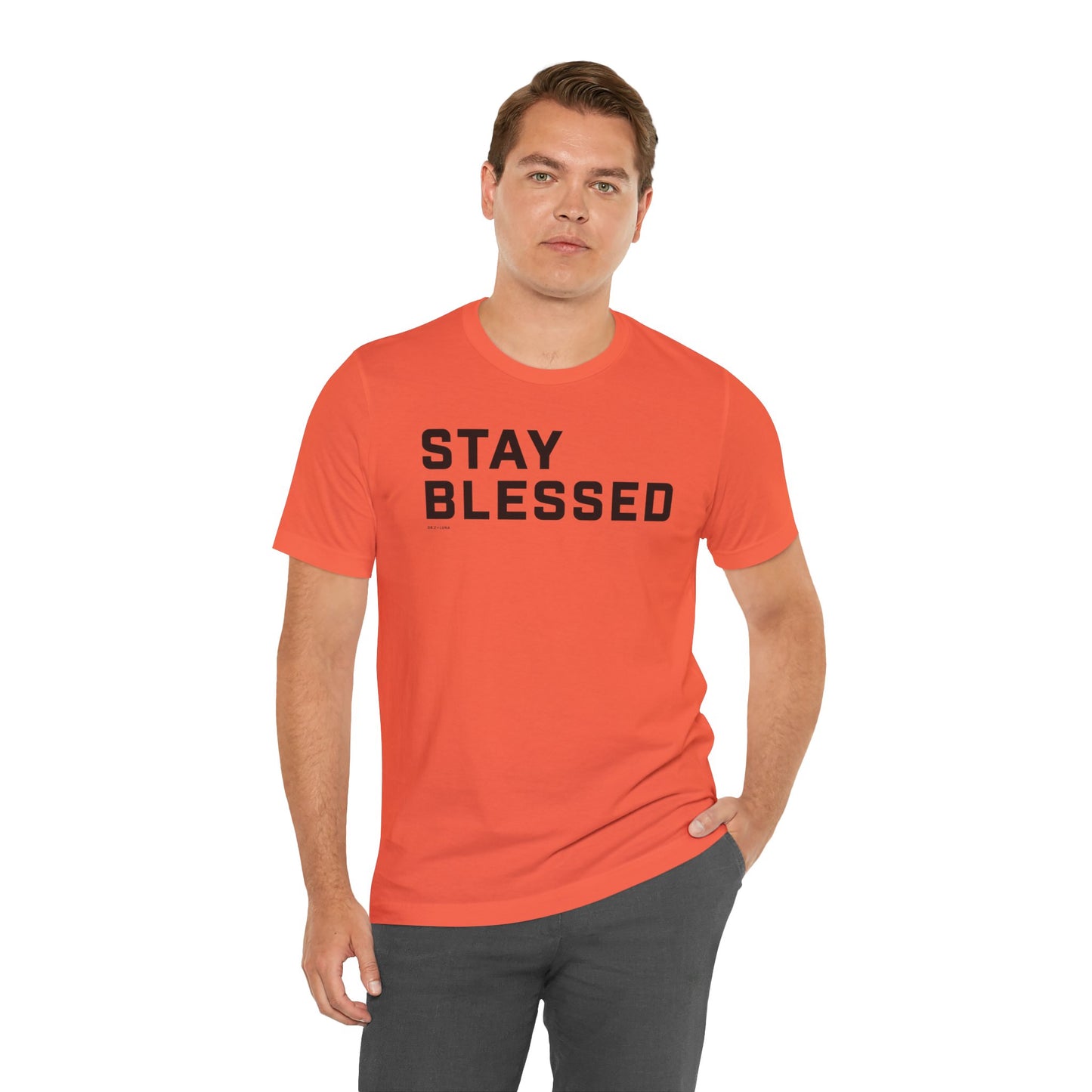 Stay Blessed Unisex Jersey Short Sleeve Tee